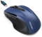 TECKNET Bluetooth Mouse Jiggler, Rechargeable Wireless Mouse (BT 5.0/3.0+2.4G) with Build-in Jiggler Mover Keeps Computer Awake, 4800 DPI Silent Ergonomic 6 Buttons Mouse for Laptop, Blue