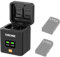 ZG CINE PS-LPE6 Ladebox für EOS LP-E6/E6N/E6NH/E6P Batterien | USB-C PD Schnellladung mit OLED-Display | Duales Ladegerät für Kamera | Tragbare Ladebox mit Speicherkartenfach für Fotografen