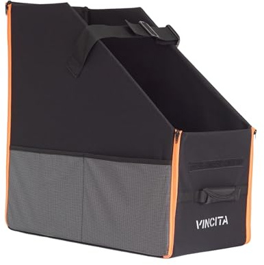 Vincita Keeper Box 2.0 für faltbares Fahrrad – Faltbare Aufbewahrungslösung – Geeignet für das Fahrrad – Halten Sie das Fahrrad vertikal im Kofferraum des Autos, um Platz zu sparen (schwarz mit