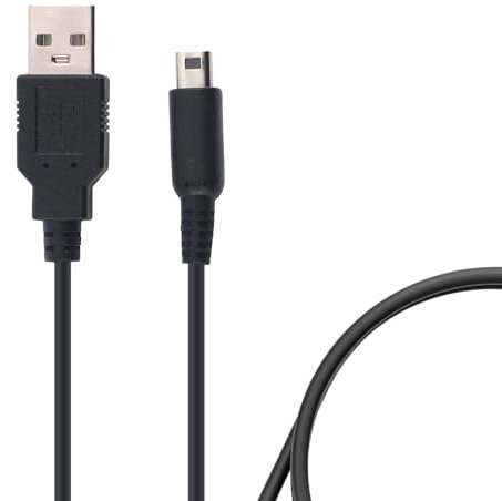 Câble de Chargement USB pour Nintendo, 120cm Câble d'alimentation USB C Compatible avec New 3DS (XL/LL), 3DS (XL/LL), New 2DS (XL/LL), DSI (XL/LL) et 2DS (Pas pour DS/DS Lite)