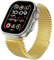 MODBAND Per cinturino Apple Watch Ultra 2 1 49mm 46mm 45mm 44mm 40mm 41mm 42mm cinturino Milanis per cinturini IWatch serie 10 9 8 7 6 5 4 Se braccialetto Correa(Gold,38/40/41MM)