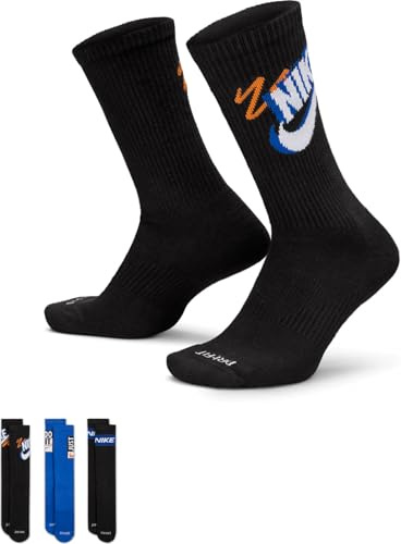 NIKE Unisex Nike Everyday Plus Crew-socken (3 Paar) Crew-Socken
