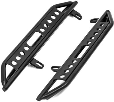 tKLNvZ Metal RC Rock Sliders Side Pedal Compatible with 1/10 RC Crawler Car Upgrade Parts