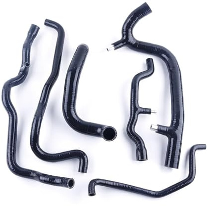 Tubo Presa D'aria Aspirazione Per Clio RS MK2 172 E 182 CUP 1999 2000 2001 2002 2003 2004 2005 2006 Tubo Flessibile Liquido Raffreddamento Radiatore Silicone(Nero)