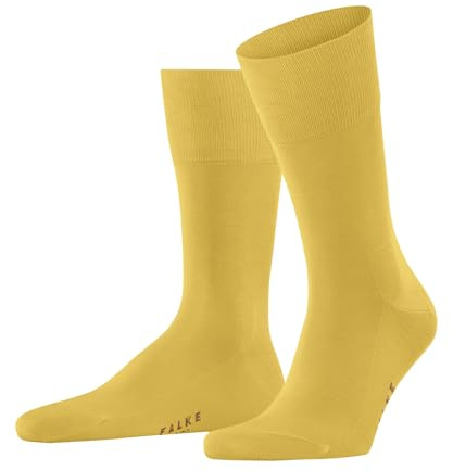 FALKE Herren Socken Tiago M So Fil d´Écosse Baumwolle einfarbig 1 Paar, Gelb Banana 1333, 43-44