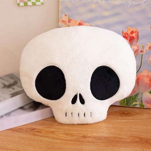 Kuscheltier Plüsch Kissen, Halloween Knochenpuppe, HalloweenKissen, Skelett Plüschtier Kissenpuppe, 3D Deko Kissen, WeichesKissen für Sofa und Bett, Dekoration für Zuhause, Geschenke für Kinder