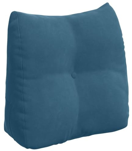 vidaXL Rückenkissen Blau 45 x 24 x 50 cm Samt