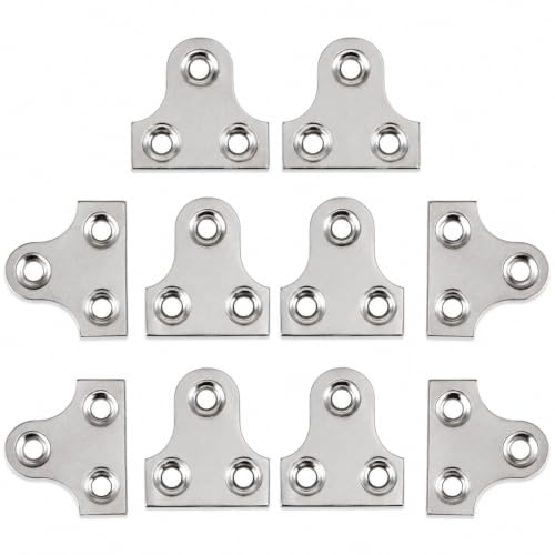 Picture Hanging Plates - Metal Brackets for Frames and Mirrors - 10PCS 32mm