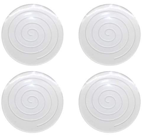 IWOWHERO Lot de 4 Coussinets Antidérapants en Silicone 6 CM pour Pieds de Meubles Ronds – Protection Silencieuse pour Chaises Canapés et Lits – Tapis de Protection pour Sols en Bois et
