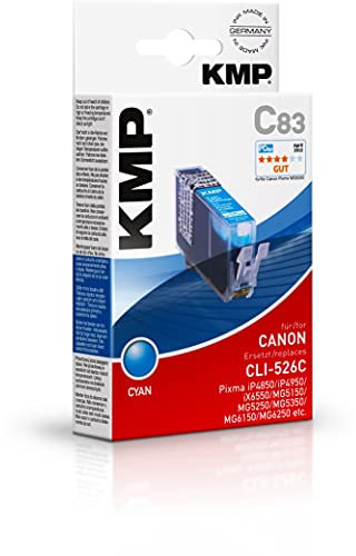KMP Tintenkartusche für Canon PIXMA MG5150 , C83, cyan