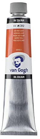 Van Gogh Oil Color Paint, 200ml Tube, AZO Red Light 312