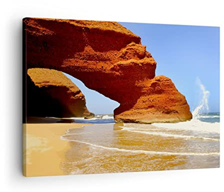 ARTTOR Bilder auf Leinwand 70x50cm Wandbild Landschaften Natur - 1524