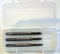 Set di maschi a mano (3 pezzi) M 4,5 x 0,75 HSS DIN352, filettatura destra nuova e originale M4,5 x 0,75