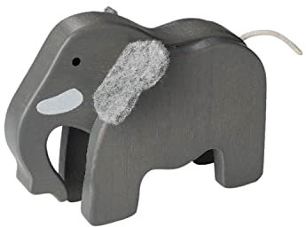 EverEarth Bambus-Elefant aus nachhaltigem Holz – Umweltfreundliches und Robustes Spielzeug für Kinder – Fördert Kreativität und sicheres Spielen – EE33549