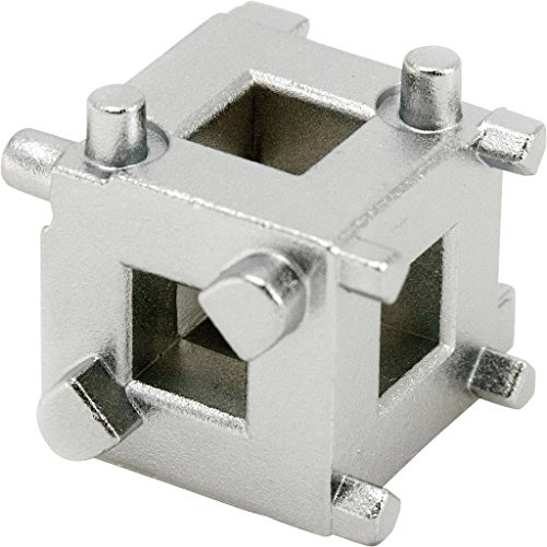 Alltooetools 3/8 Disc Brake Piston Caliper Wind Back Cube Tool with 6 Shapes Interface