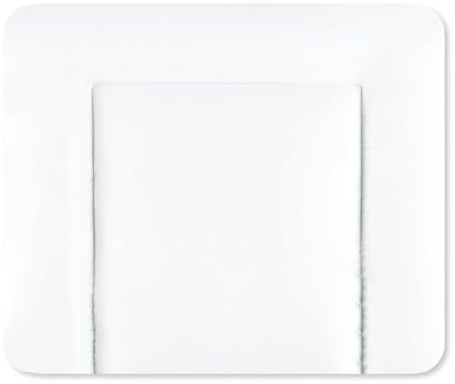 Julius Zöllner Wickelauflage Softy 85x75 cm - Wickelunterlage - wasserdicht und abwischbar - Made in Germany – Oeko-Tex Standard 100 – uni weiß