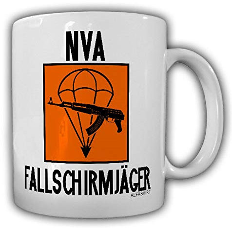 Tasse NVA Fallschirmjäger DDR Veteran Reservist Prora LStR Abzeichen #25775