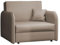 Mirjan24 Sofa Viva Loft I mit Schlaffunktion, Schlafsofa, einsitzer Polstersofa mit Bettkasten inkl. Kissen, Bettsofa Wohnlandschaft Farbauswahl (Mono 232)