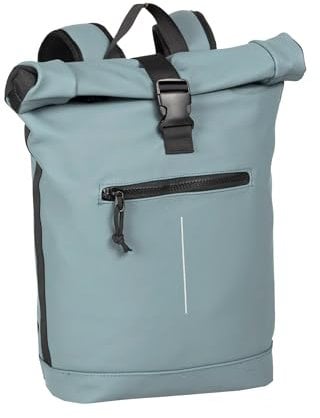New Rebels Mart Roll-Top Backpack Soft Blue Large Rucksack