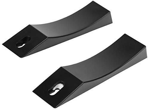 GORILLA SPORTS® Deadlift Keil - für 30mm / 50mm, Langhantel, 2 Stück, Anti-Rutsch, Silikonplatten - Barbell Jack, Langhantelkeil, Gewichtheben, Entladen von Hantelscheiben, Kreuzheben Alternative