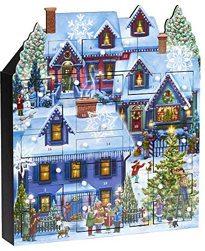 Vermont Christmas Company Christmas Houses Adventskalender aus Holz