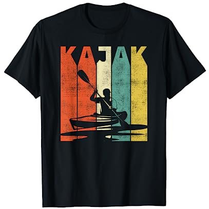 Vintage Kajak Kanu Retro Kajakfahren T-Shirt