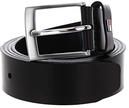 TOMMY HILFIGER SPWM Adan Leather Belt 3.5 W85 Black