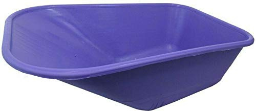 WHEELBARROW REPLACEMENT PLASTIC BODY 110 LITRE NO HOLES MADE IN UK (Purple/Lilac)