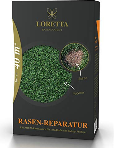 Loretta Rasen Reparatur Premiumnachsaat mit Mantelsaat 0,6 kg für ca. 40 m²