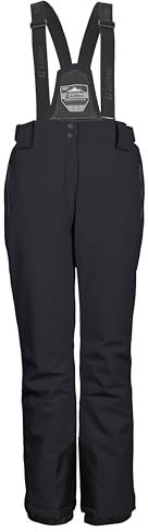 killtec Damen Funktionshose/Skihose mit abnehmbaren Trägern KSW 249 WMN SKI PNTS, schwarz, 50, 37559-000