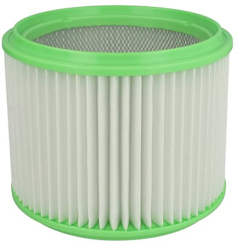 vhbw Faltenfilter kompatibel mit Gisowatt Faustino, Faustino INOX, Faustino Elle Staubsauger - Filter, Patronenfilter, weiß grün
