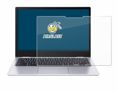 brotect Glass Screen Protector Film compatible with Acer Chromebook Spin 513 CP513-1H-S72Y - Glass-Foil Protection [Scratch Resistant, High Clarity]