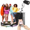 HARZHI 360 Photo Booth Machine for Parties,360 Photo Booth Flight Case for People to Stand on,Remote Control Automatic 360 Camera Booth Machine (31.5+ Flight Case)