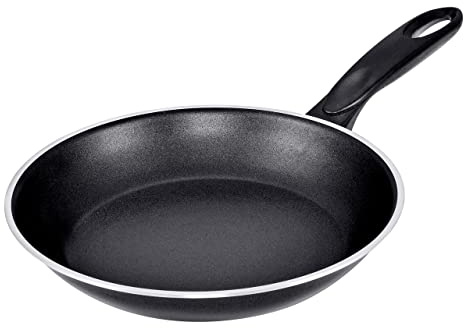 aro Bratpfanne, Aluminium, Ø 32 cm, Dupont Antihaftbeschichtung, ofenfest, hitzebeständiger Bakelit-Griff, schwarz (Ø 28 cm)