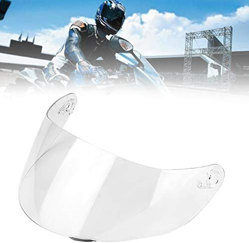 Dioche Helmvisier Motorrad Windschutz HelmVisier Vollgesichtsschutz Passend für AGV K1 K3 SV K5 K5-S(Transparent)