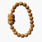 Lllunimon 8Mm Teak -Perlen -Armband Single Loop Süße Grüne Tara Stretcharmband Charmierhölzern Amulett Schmuck Geschenke Unisex