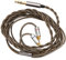 Goshyda Ersatz-Kopfhörerkabel, 3,5-mm-Stecker, Versilberter Kupferkern, Rauscharmes Ohrhörer-Upgrade-Kabel für IE300 IE600 IE900 für SE215 SE846