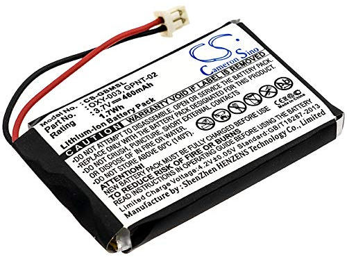 460 mAh / 1.70 Wh replacement battery, battery compatible with Nintendo Game Boy Micro, OXY-001 game console battery