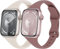 Schlank Sportarmband für Apple Watch Armband 40mm 41mm 44mm 45mm Ultra/2 49mm iWatch Armbänder 38mm 42mm 46mm Herren/Damen,Dünn Weich Silikon Band für Apfelband Series 10 9 8 7 6 5 4 3 2 Se 2nd