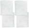 Dunstabzugshaube Filter 4 Stück 57x47 cm zuschneidbar EXTRA STARK 10mm Abzugshaube Filter universell einsetzbar Dunstabzug Filter - Filtermatte - Dunstfilter 4er Pack
