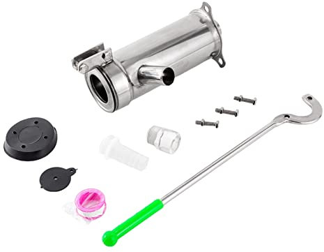 Pompa a mano per fontana manuale, può acque sotterranee fino a 8 m, pompa per acque profonde, pressa a mano in acciaio inox SU202, 255 mm, per giardini, parchi, stagni, luoghi pittoreschi