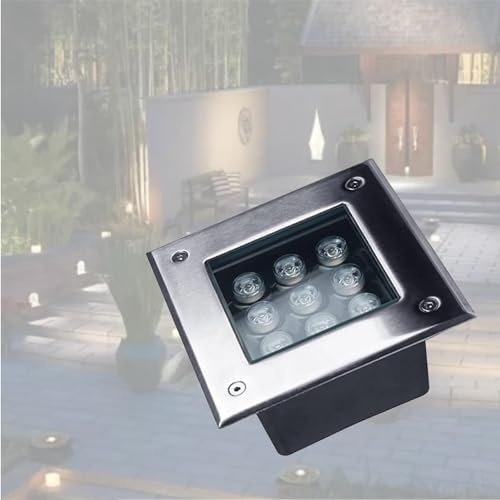 Focos Suelo Led Exterior - Empotrable Al Aire Libre Focos, Proyector LED De Bajo Voltaje De A Prueba De Agua IP67, Lámpara De Jardín Enterrada, Para Terraza/Jardines/Caminos De Piscinas ( Color : Gree