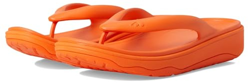 Fitflop Women's Relieff Recovery Toe-Post Sandals, Orange, 6 UK Wide