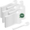 MAXI PRODUCTS - 500 Unidades - Cucharas Blanco Reutilizable - 17,5 cm - Cubiertos Resistentes - Tenedor Reutilizable - Cubiertos para Fiestas - RESISTENTES