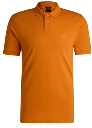 BOSS Polo Shirt Passenger Orange - Grösse M - Herren - Bekleidung - Slim-fit - Baumwolle -