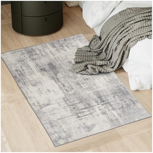 TecTake® Tappeto Salotto, Tappeto Pelo Corto, Tappeto Salotto Vintage Design Elegante, Tappeto Lavabile in Lavatrice, Ideale per Sala da Pranzo, Camera da Letto e Studio - 80x150 cm