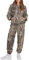 Camouflage Trainingsanzüge Für Damen, 2-teiliges Set Mit Camouflage Kapuzenpullover Und Ahornblatt Print, Übergroßes Sweatshirt Lounge-Sets (style4,M)