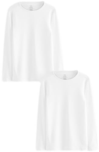 NEXT Jungen 2er-Pack Langarmshirts, Kind To Skin