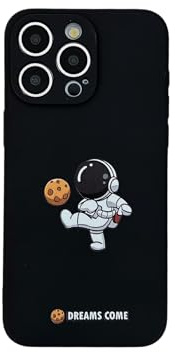 Yonds Queen Schutzhülle für iPhone 17, niedlich, cooles Cartoon-Astronaut, Weltraum, Planet, Mond, stilvoll, weiches TPU, stoßfest, rutschfeste Schutzhülle (iPhone 17, Planet)