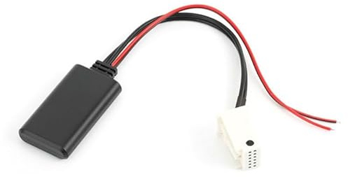 FUANA Aux Audio Adapterkabel für Mercedes-Benz W169 W245 W203 W209 W164 mit Audio 20/30/50 APS, 12V 12 Pin Schnittstelle